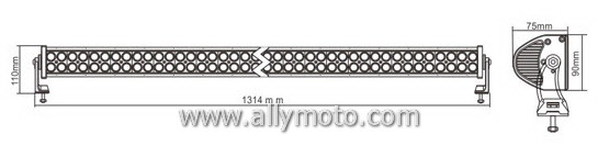 300W LED Light Bar 2050